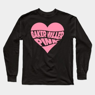 Baker Miller Pink Heart Long Sleeve T-Shirt